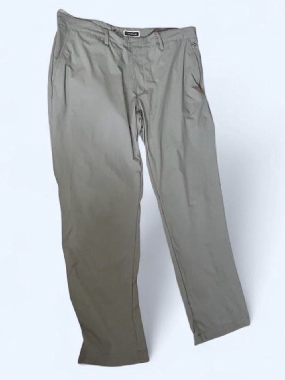 Men's Casual Straight-Leg Pants in Gray